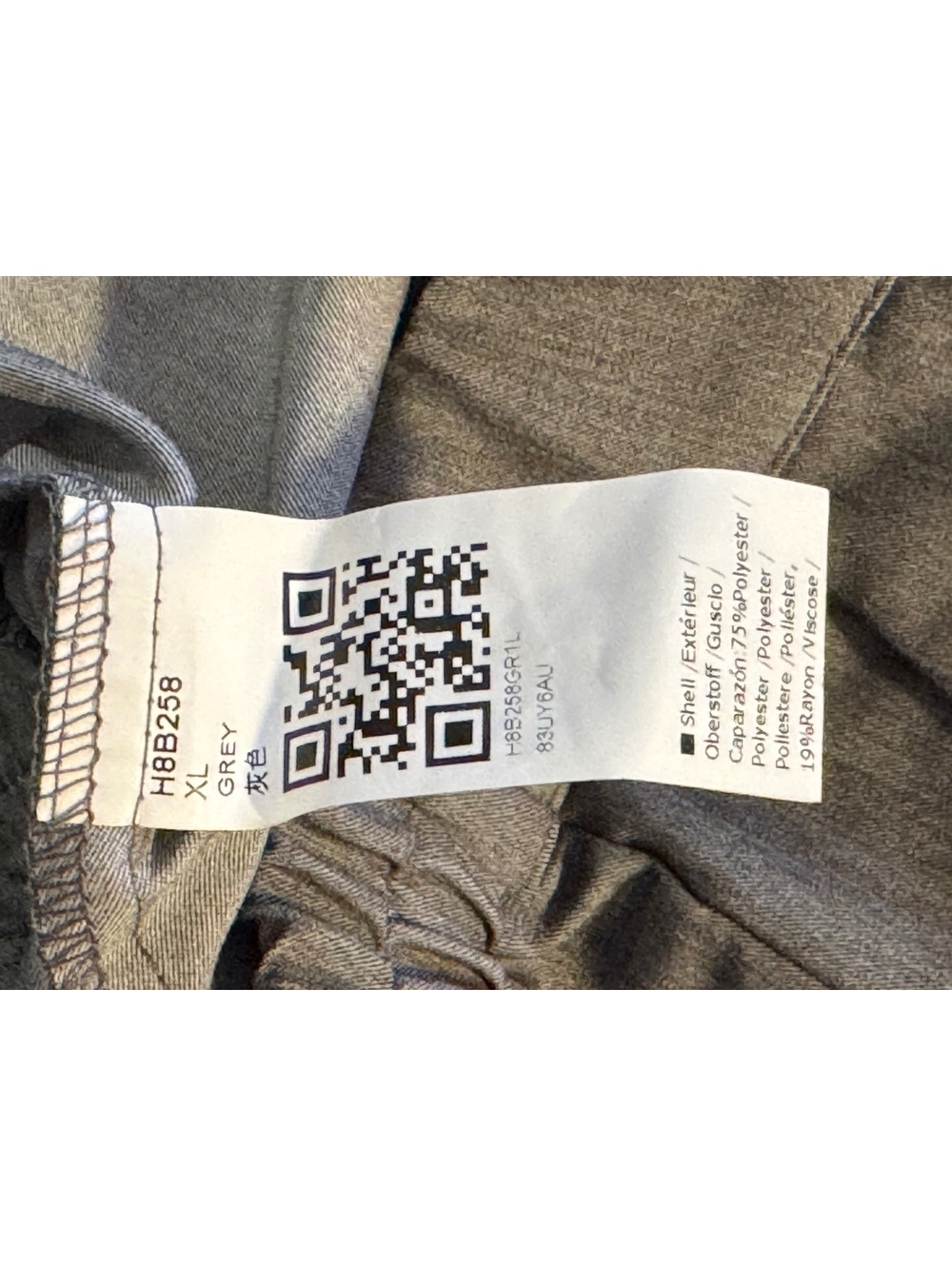 Gray Wide Leg Pull On Pants - Picture 5 of 8